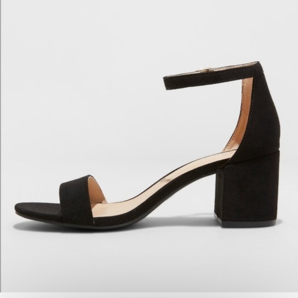 A New Day Mich Low Block Heels Faux Suede Shoes - Picture 2 of 7